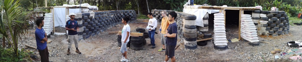Earthship near Kampung Chennah